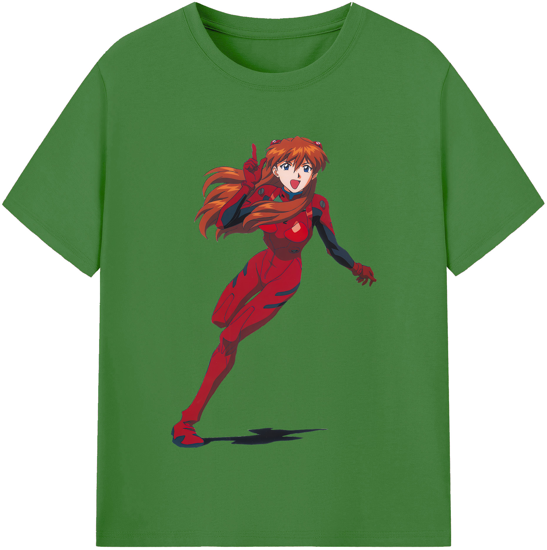 （画像用） EVA 新世紀エヴァンゲリオン レディースカジュアルプリントTシャツ（綿100％）